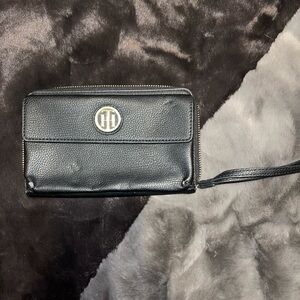 Tommy Hilfiger leather wallet wristlet